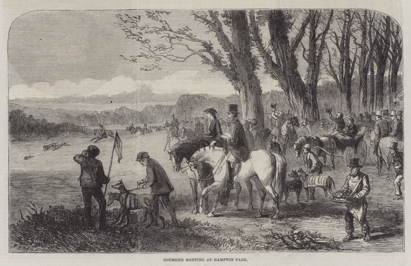 Coursing Meeting a Hampton Parkban alkotó: Frederick John Skill