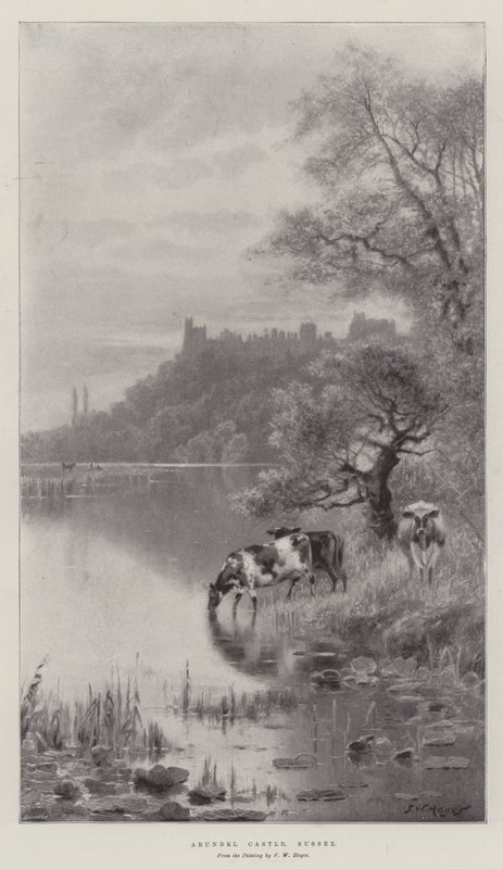 Arundel kastély, Sussex alkotó: Frederick William Hayes