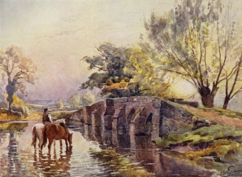 Hampton-in-Arden, Packhorse Bridge alkotó: Frederick William Newton Whitehead