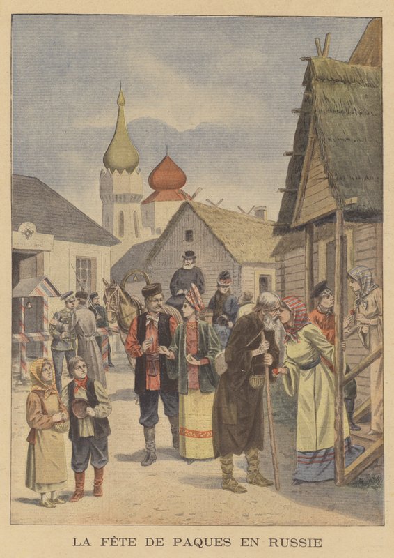 Húsvét Oroszországban alkotó: French School
