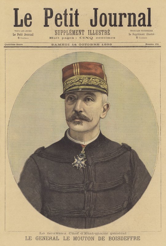 Mouton de Boisdeffre tábornok alkotó: French School