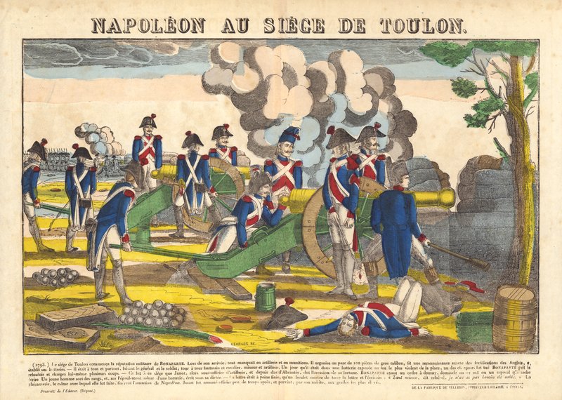 Napóleon Toulon ostrománál alkotó: French School