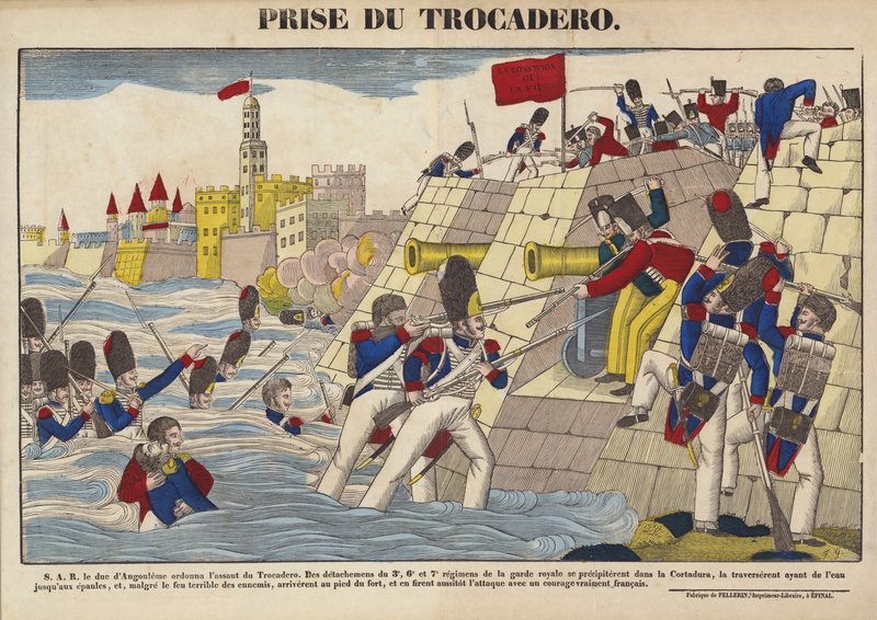 A Trocadero-ból készült alkotó: French School