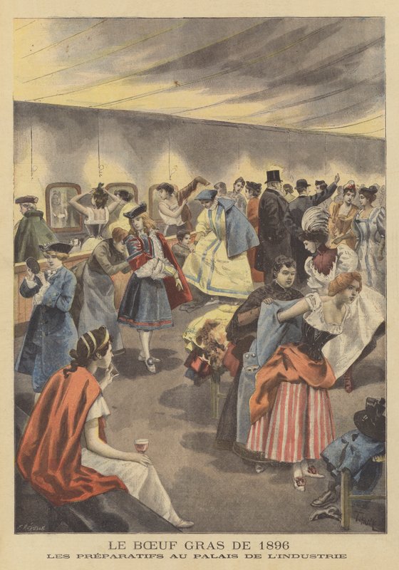 Hízott Ökör körmenet Párizsban, 1896 alkotó: French School