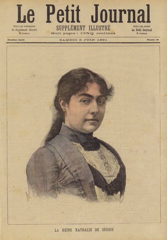 Natalie szerb királynő alkotó: French School