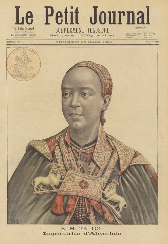 Taytou Betel, az etiópiai Menelik II. császárné hitvese alkotó: French School