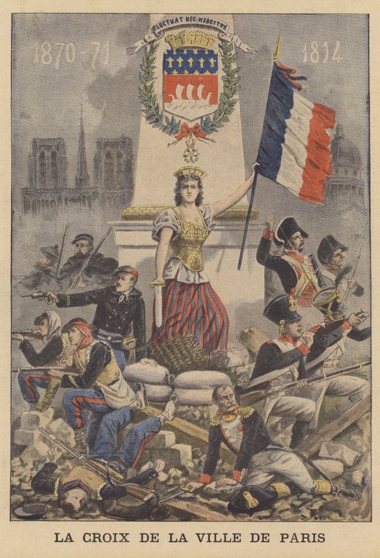 Párizs város keresztje alkotó: French School