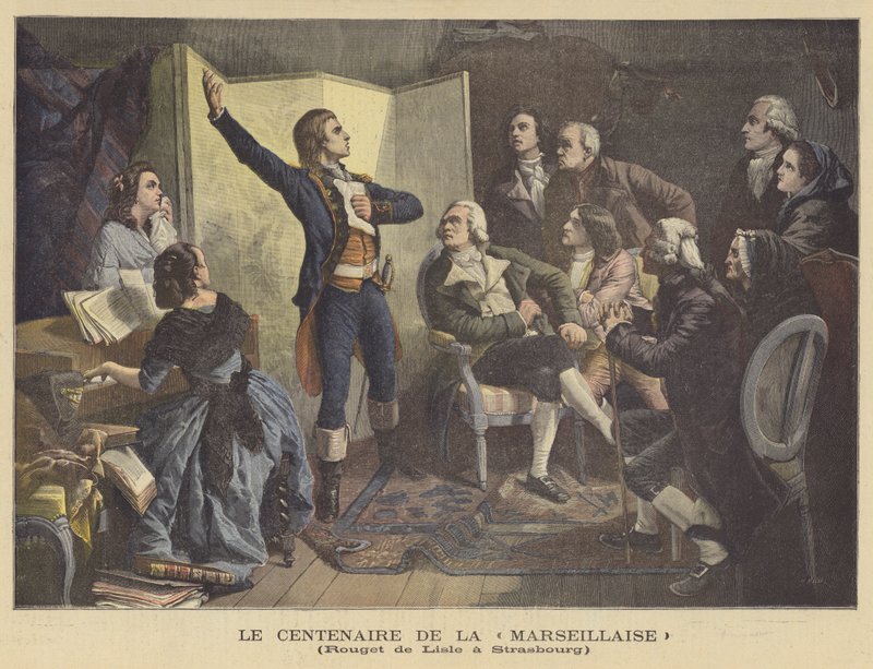 Marseillaise századik évfordulója alkotó: French School