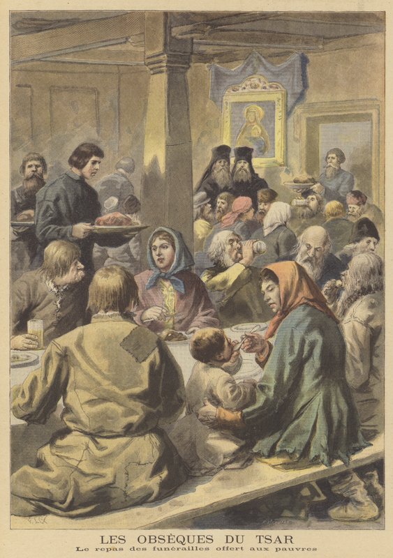 Sándor orosz cár temetése III alkotó: French School