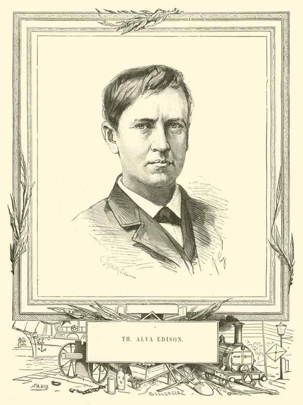 Thomas Alva Edison alkotó: French School