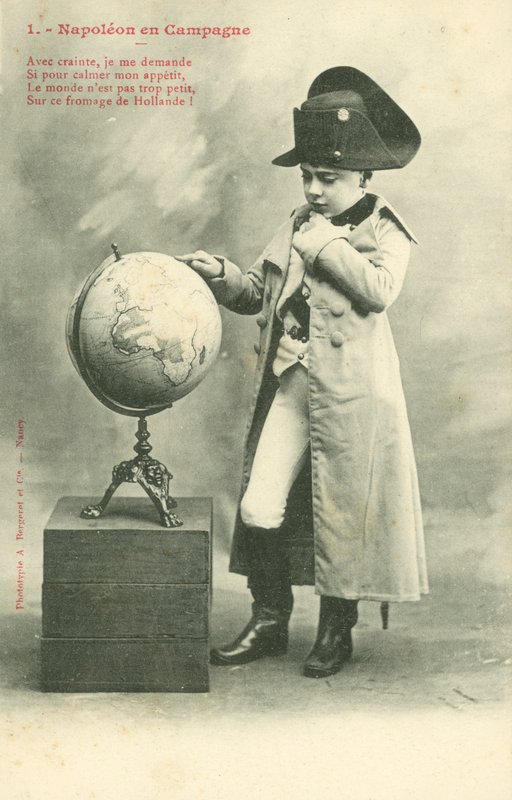 Fiú, Napóleonnak öltözve alkotó: French Photographer