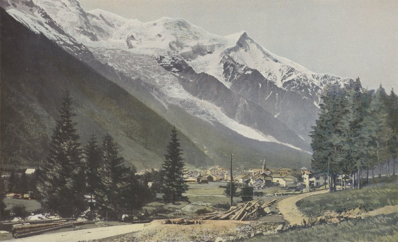 Chamonix, Általános nézet alkotó: French Photographer