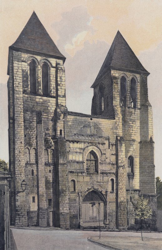 Chinon, Saint-Mexme templom, O homlokzat (iskola) alkotó: French Photographer