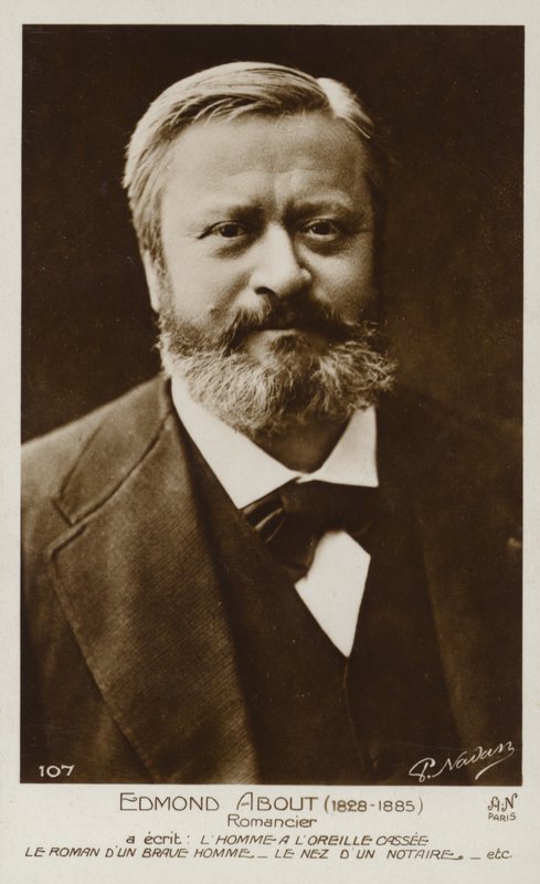 Edmond About (1828-1885), francia regényíró alkotó: French Photographer