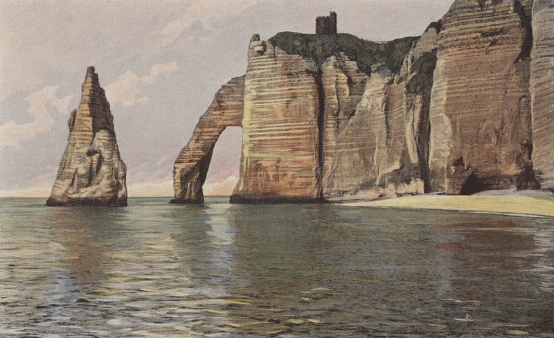 Etretat, Porte Daval sziklák alkotó: French Photographer