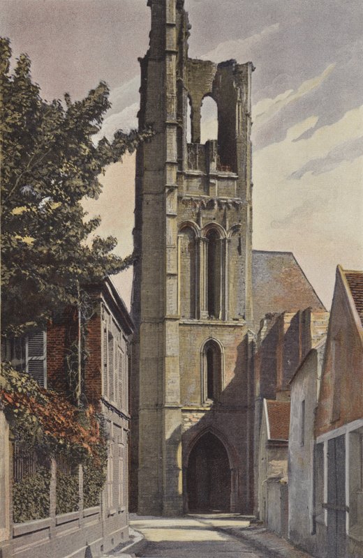 Larchant, templomtorony, Cote O alkotó: French Photographer
