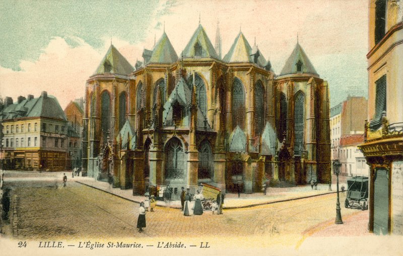 Lille, LEglise St-Maurice, LAbside alkotó: French Photographer