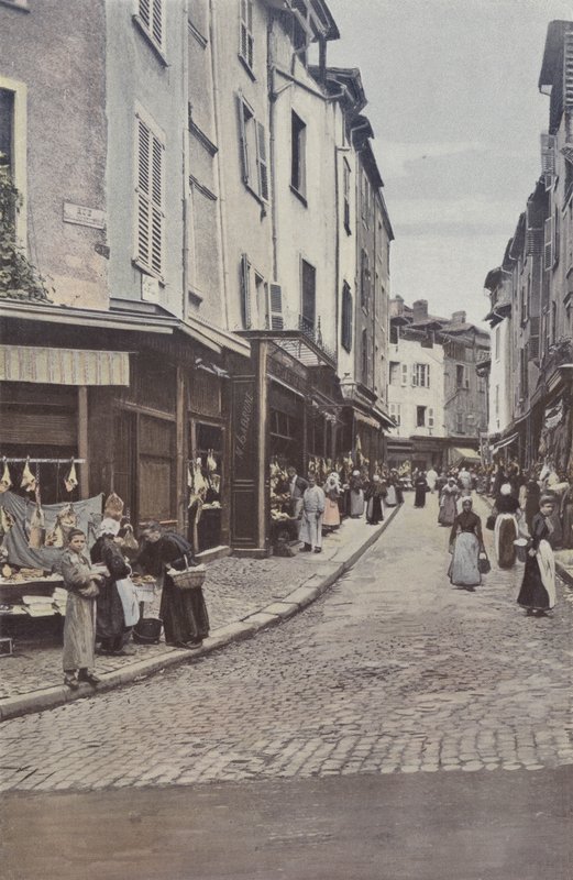 Limoges, Rue de la Boucherie (alsó rész) alkotó: French Photographer