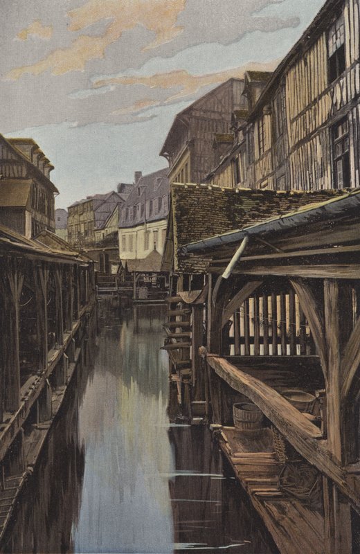 Louviers, mosóház és faházak alkotó: French Photographer