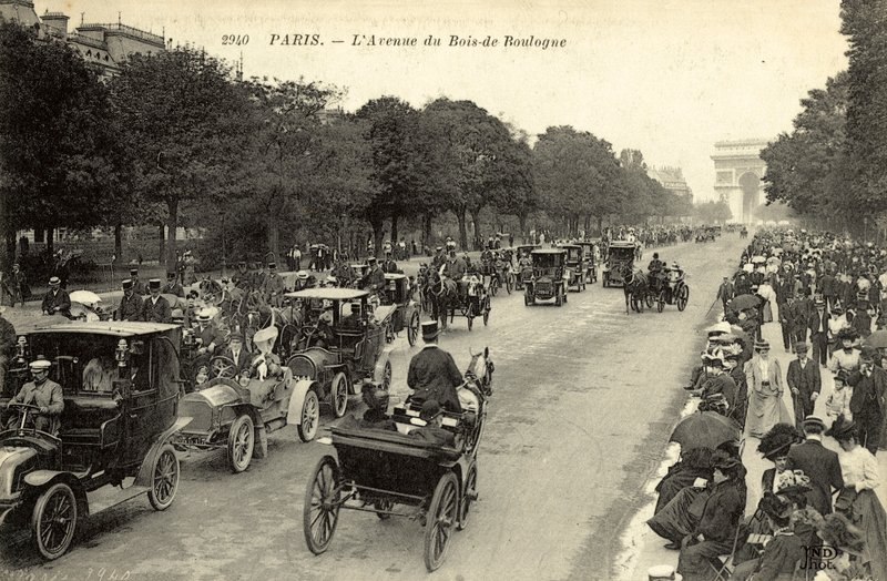 Párizs, Avenue Du Bois De Boulogne alkotó: French Photographer