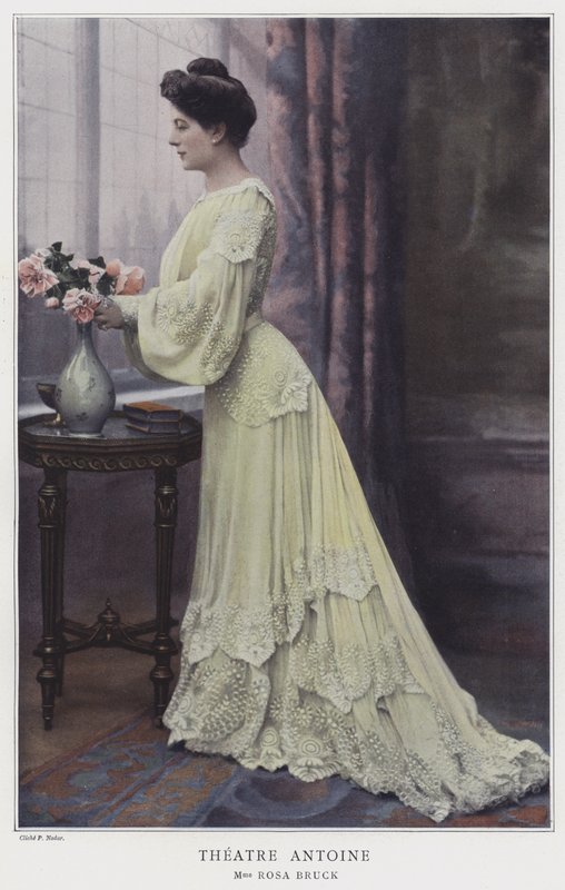 Rosa Bruck, francia színésznő (színes fotó) alkotó: French Photographer