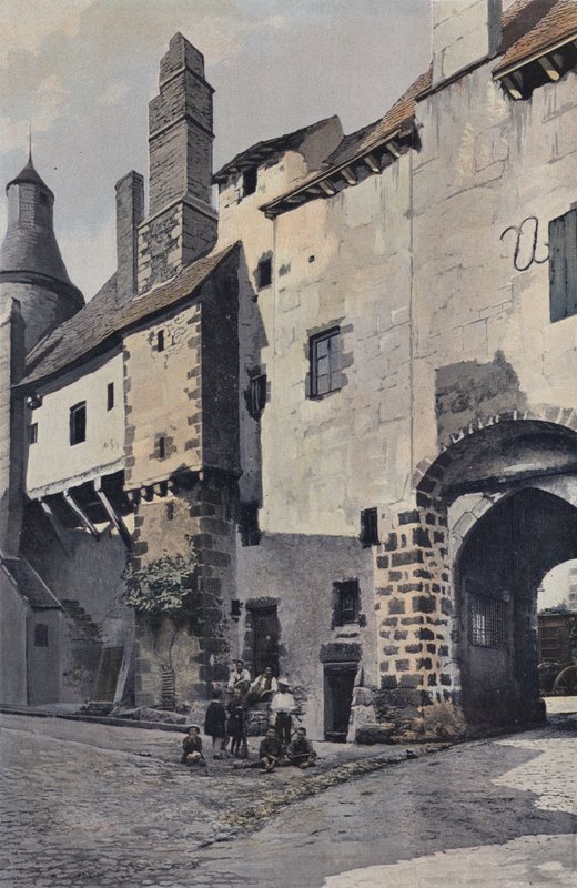 Saint-Benoit-du-Sault, a városkapu és a harangtorony alkotó: French Photographer