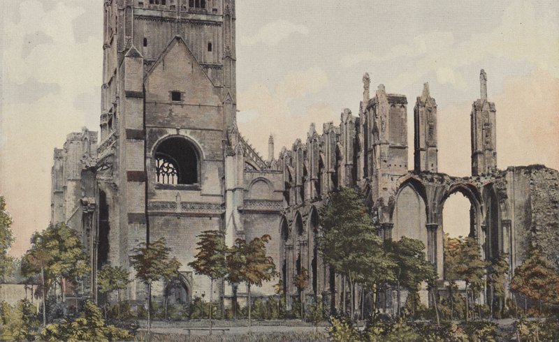 Saint-Omer, A Saint-Bertini apátság romjai alkotó: French Photographer