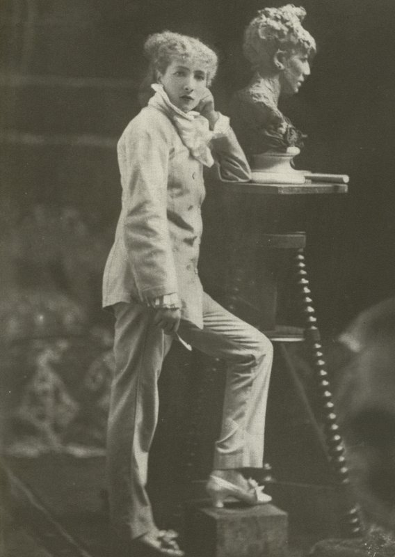 Sarah Bernhardt, 1869-ben (f/w fotó) alkotó: French Photographer