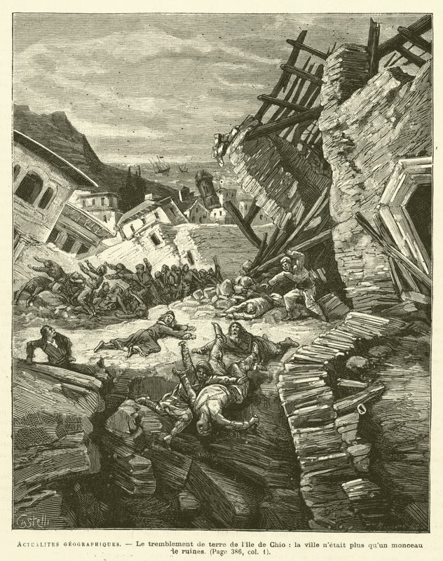 Földrajzi hírek (metszet) alkotó: French School