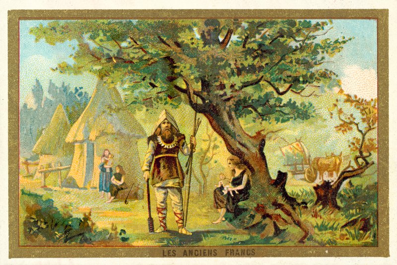 Ókori frankok alkotó: French School