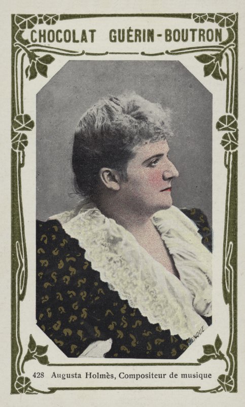 Augusta Holmes zeneszerző (színes fotó) alkotó: French School