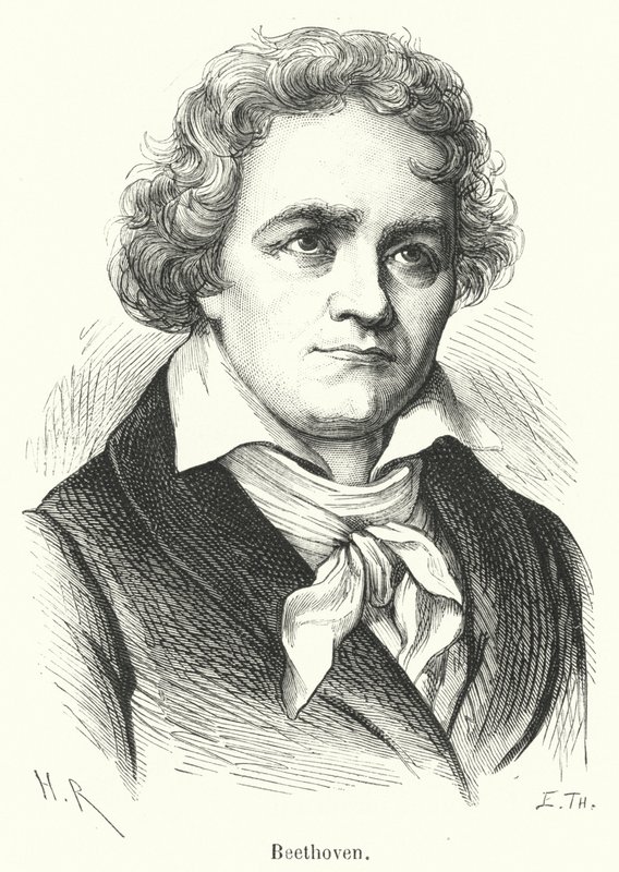 Beethoven (metszet) alkotó: French School