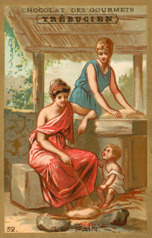 Kenyér (chromolitho) alkotó: French School
