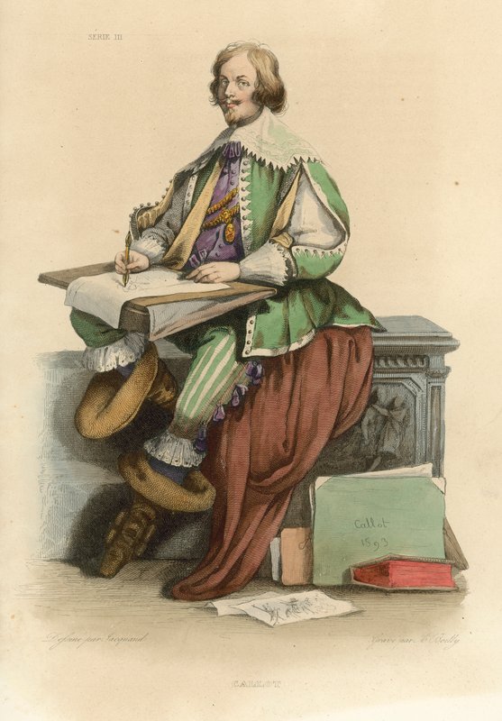 Callot (színes metszet) alkotó: French School