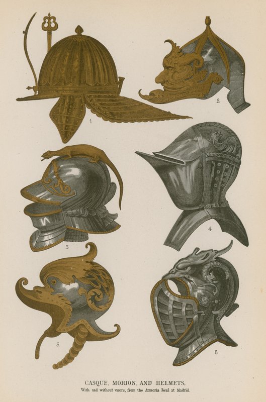 Casque, Morion és Helmets alkotó: French School