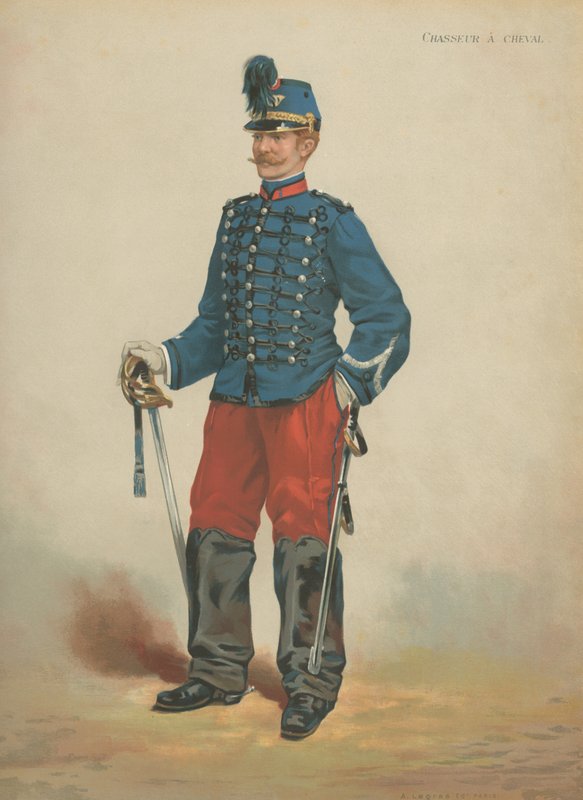 Vadász lóháton alkotó: French School