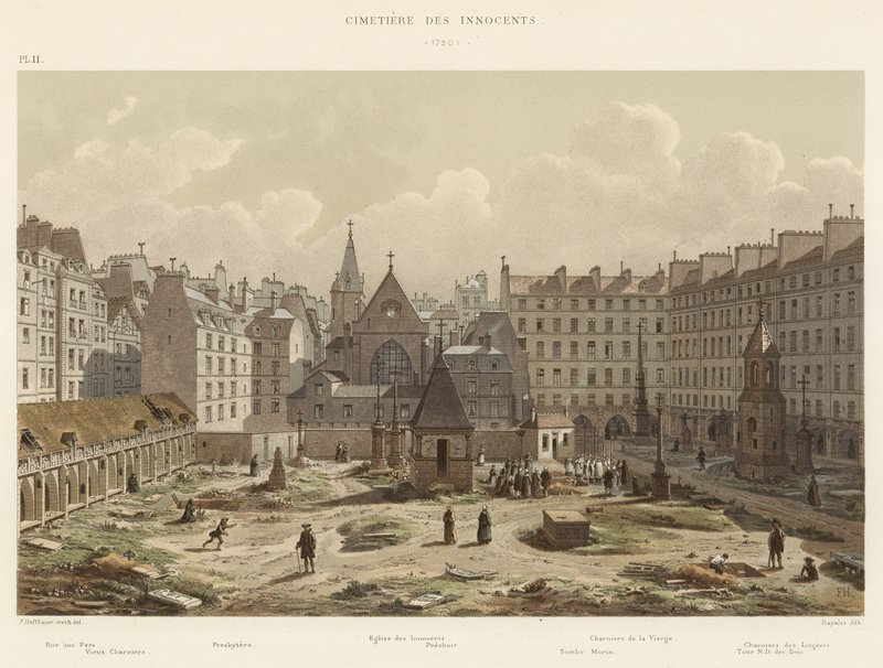 Ártatlanok temetője, 1750 alkotó: French School