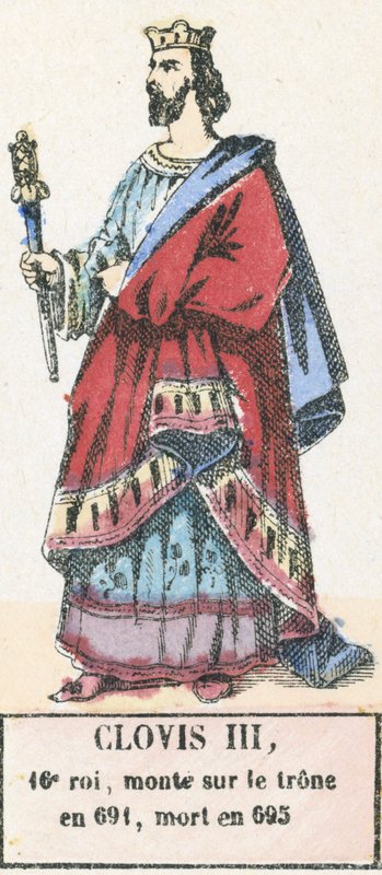 Clovis III alkotó: French School