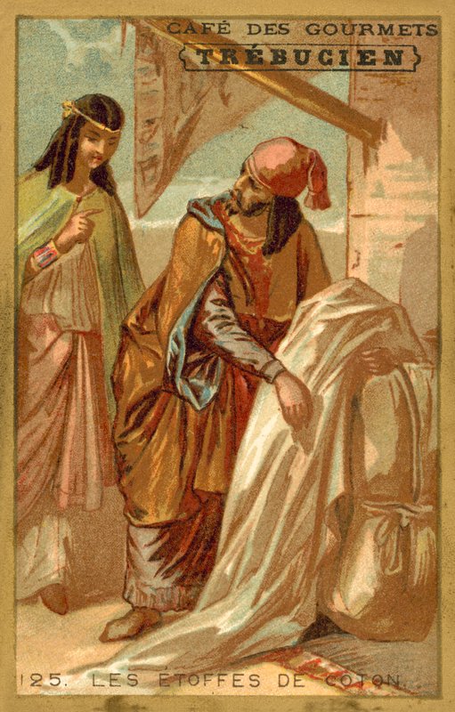Pamut szövetek (chromolitho) alkotó: French School