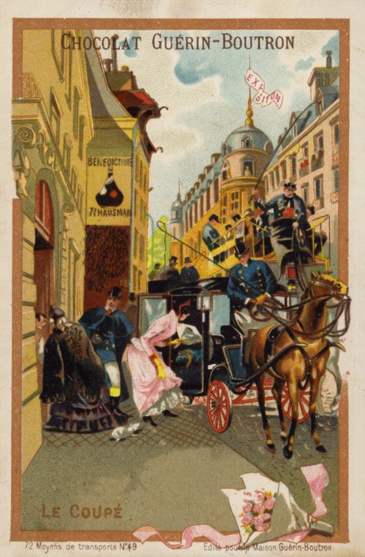 Kupé (chromolitho) alkotó: French School