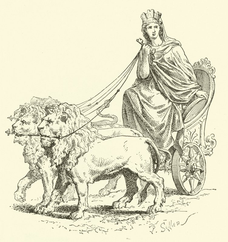 Cybele (metszet) alkotó: French School