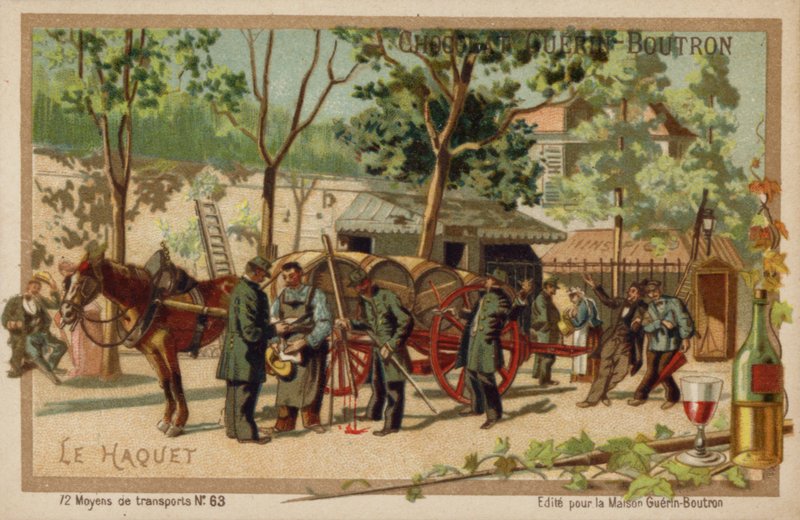 Dray (chromolitho) alkotó: French School