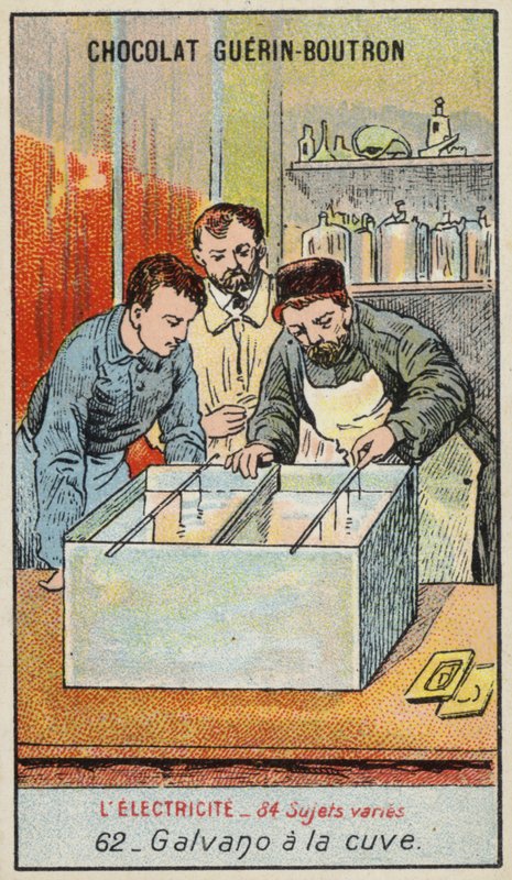 Elektrotipizáló tartály (chromolitho) alkotó: French School