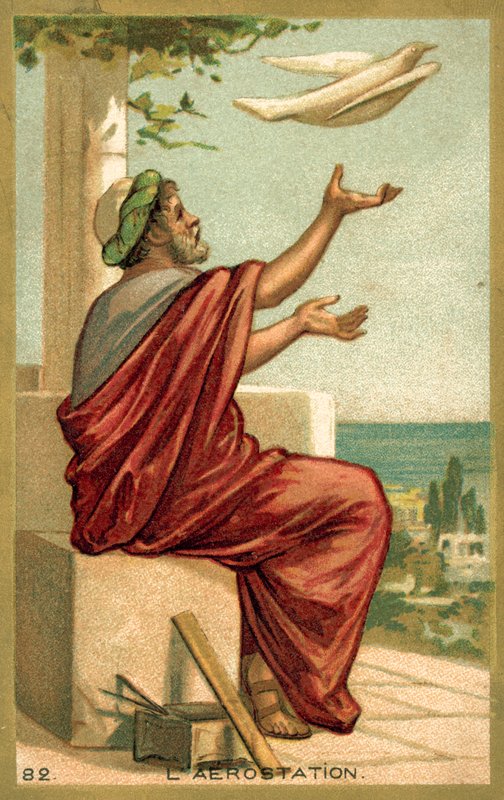 Repülés (chromolitho) alkotó: French School
