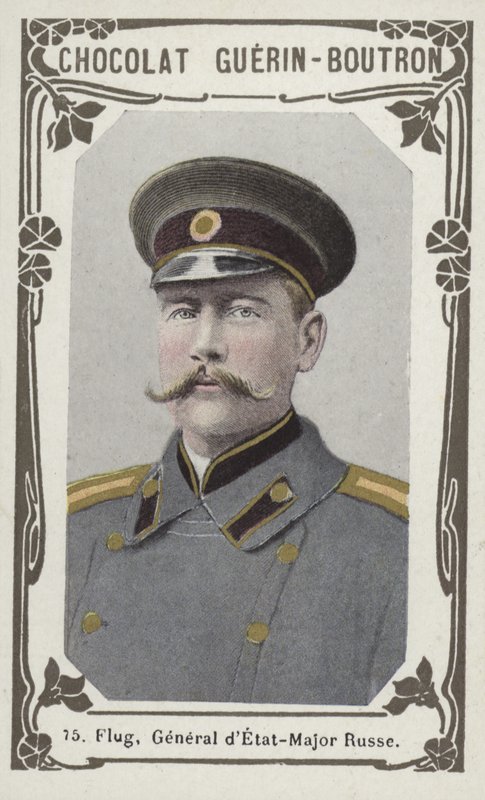 Flug, dEtat tábornok-Russe őrnagy (színes fotó) alkotó: French School