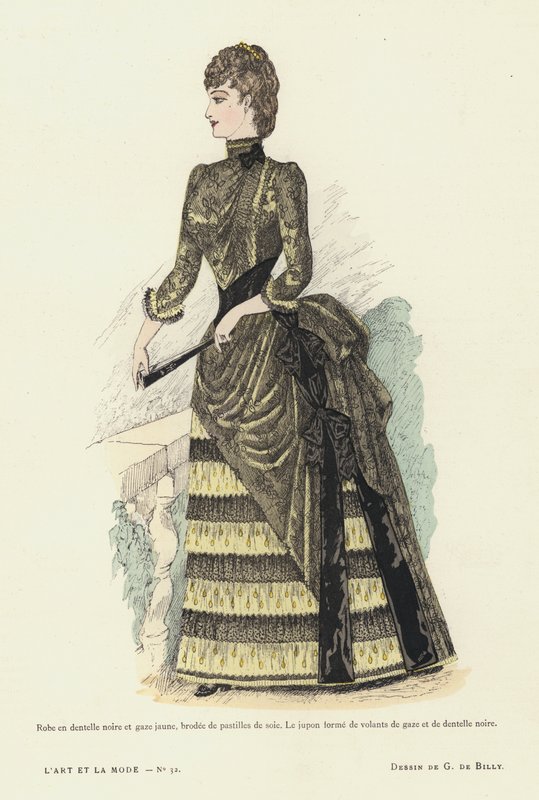 Francia divatlemez, 1885-86 alkotó: French School