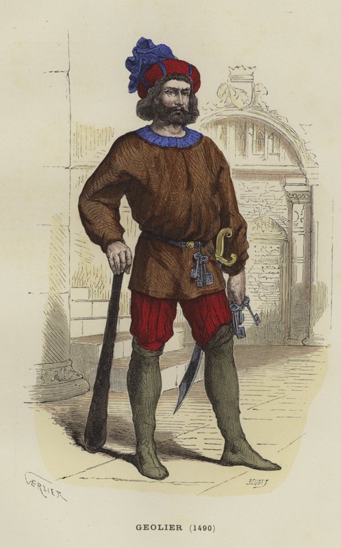 Gaoler, 1490 alkotó: French School