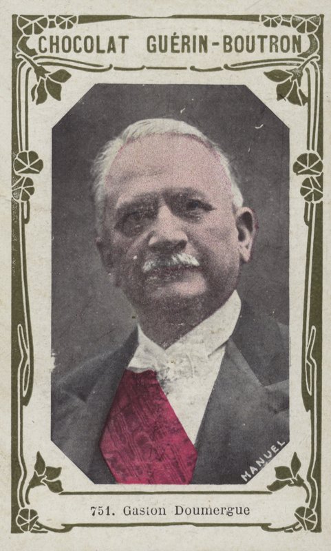 Gaston Doumergue (színes fotó) alkotó: French School