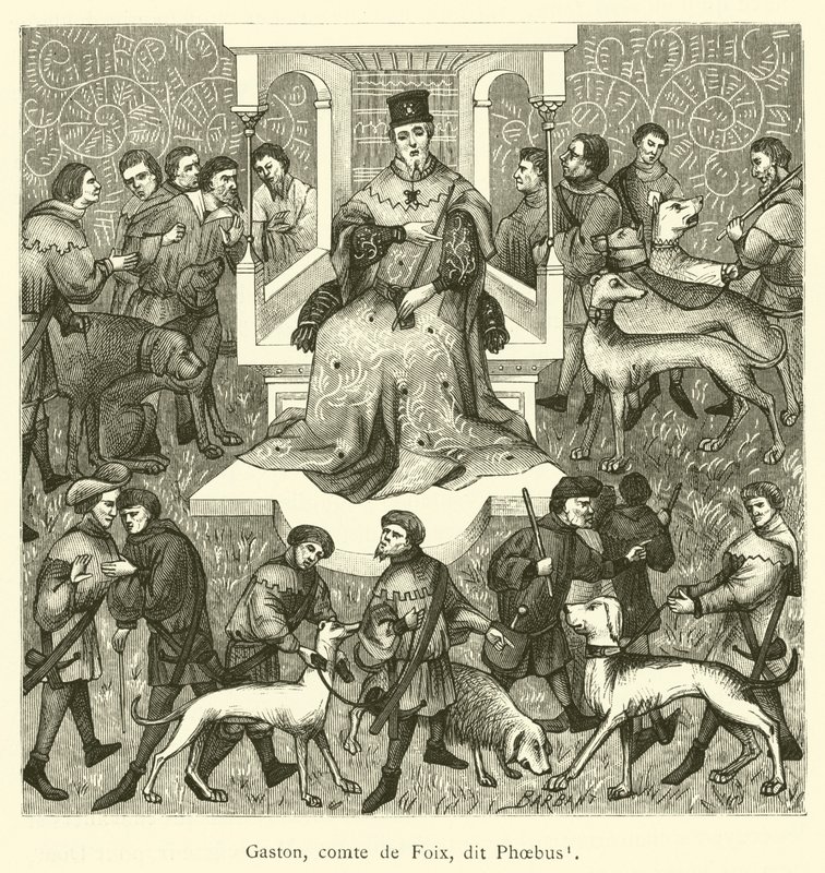 Gaston, Foix grófja, Phoebus néven ismert (metszet) alkotó: French School