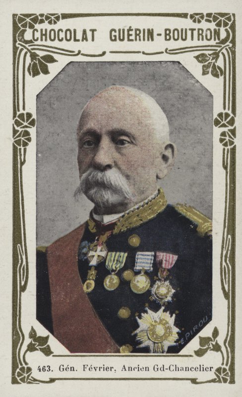 Fevrier tábornok, volt nagykancellár (színes fotó) alkotó: French School